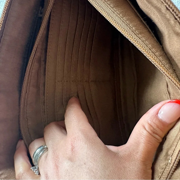 Vintage Liz Claiborne Brown Crossbody Bag - Picture 11 of 16